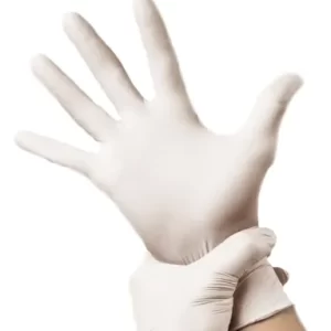 Luva Latex com pó.